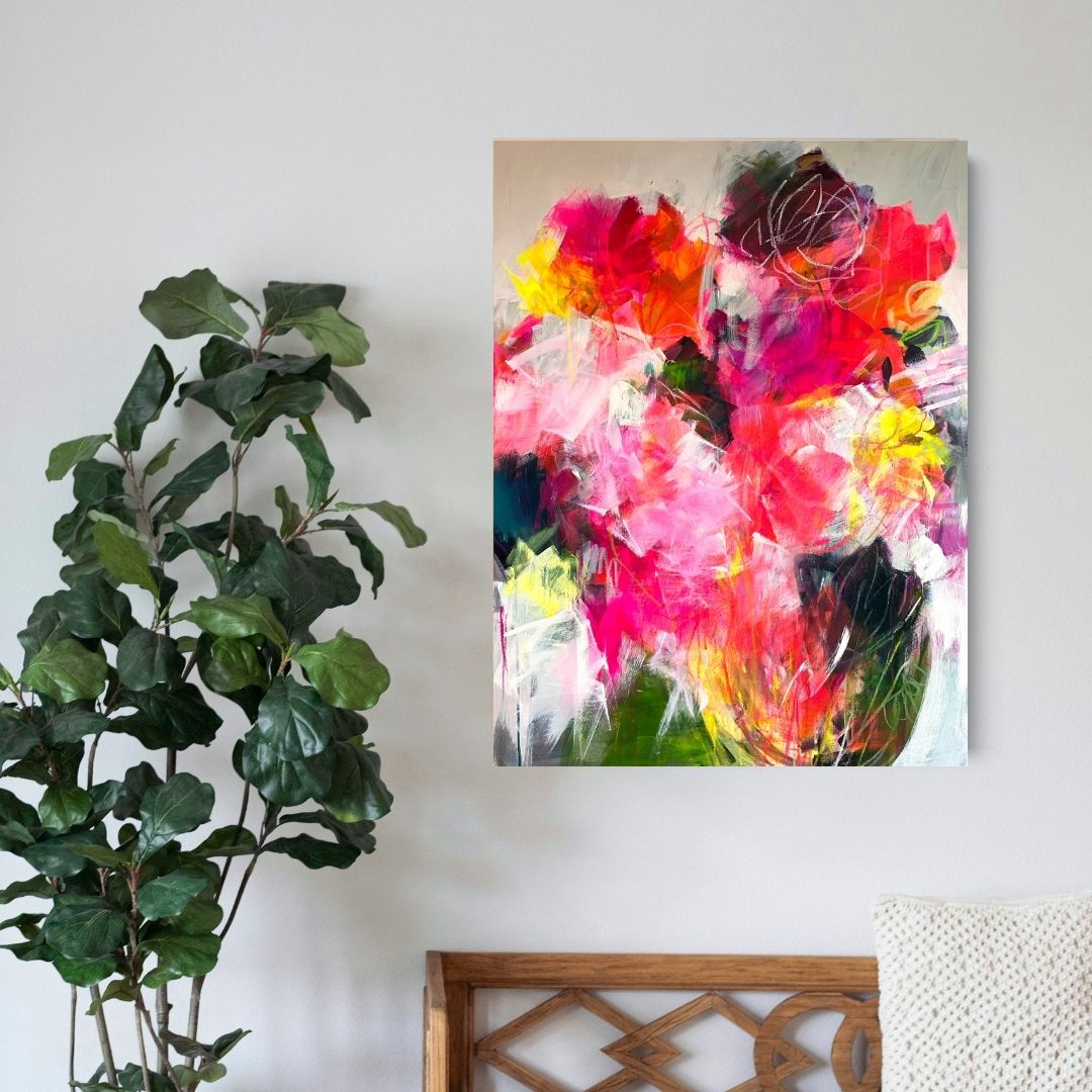 And Here You Are -30 x 40"