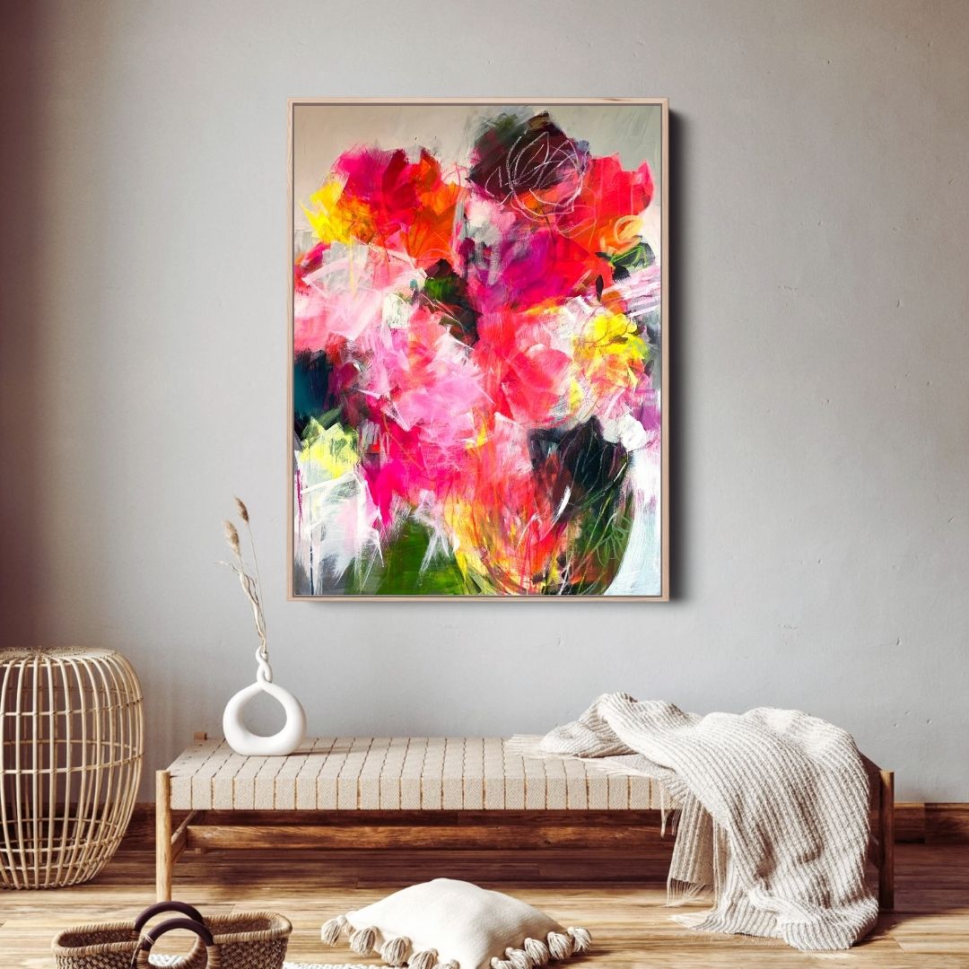 And Here You Are -30 x 40"