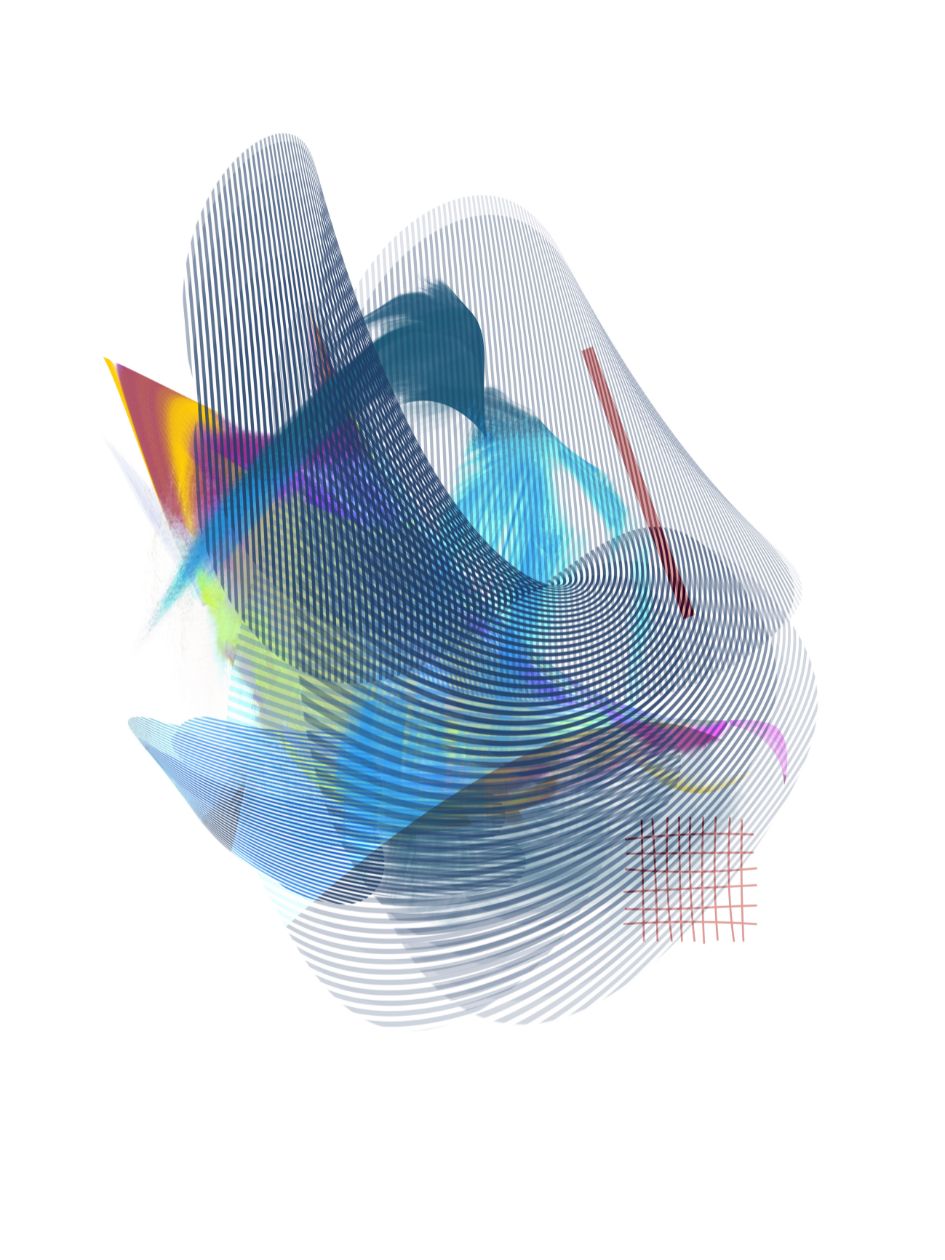 Blue Waveform - Art for Licensing