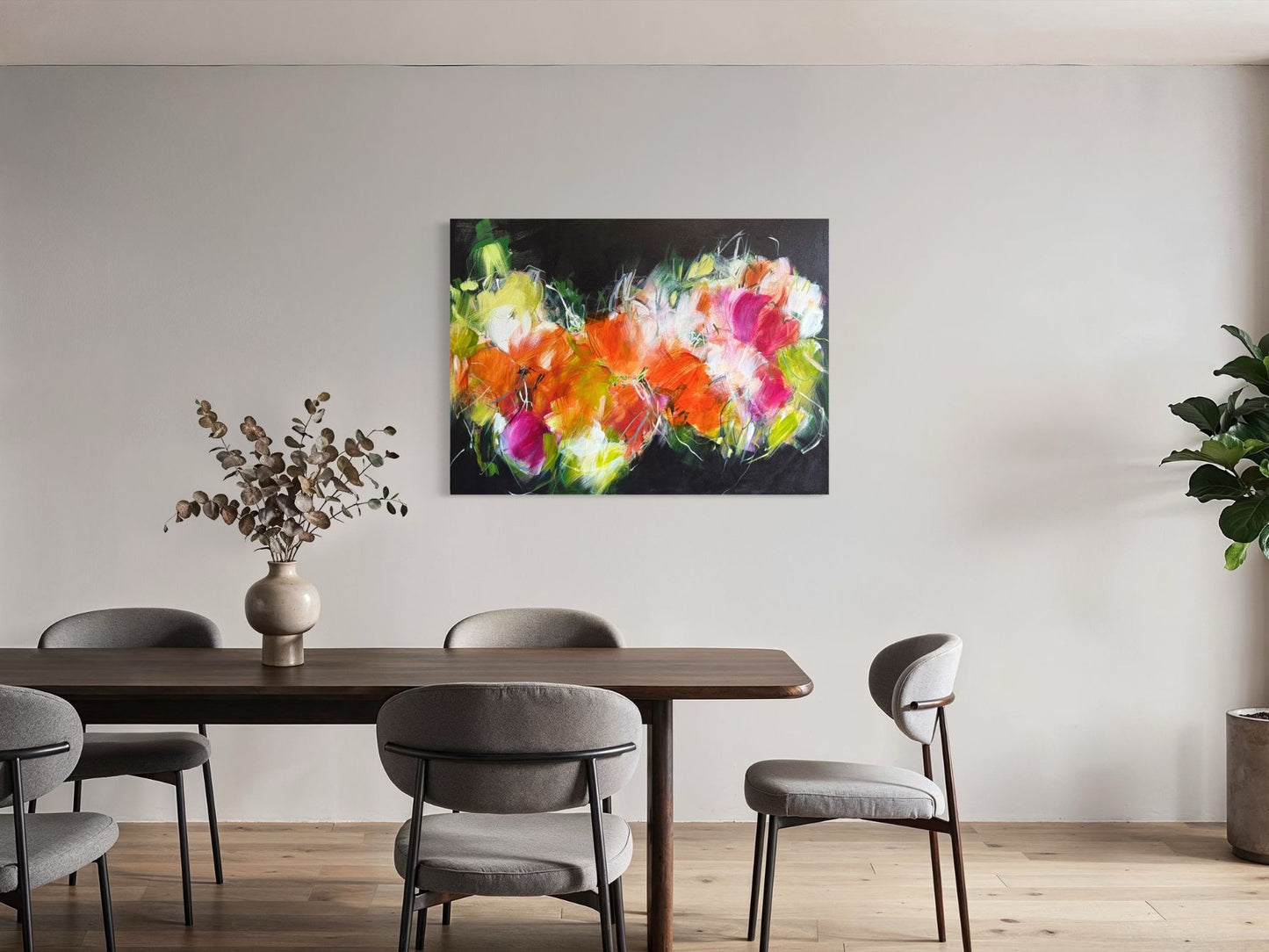 Citrus Floral Rhapsody - 36 x 48