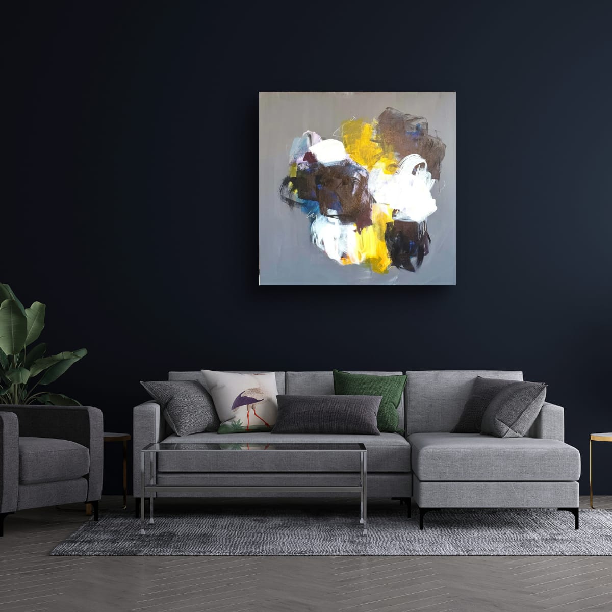 Turn Up the Quiet - 40 x 40"
