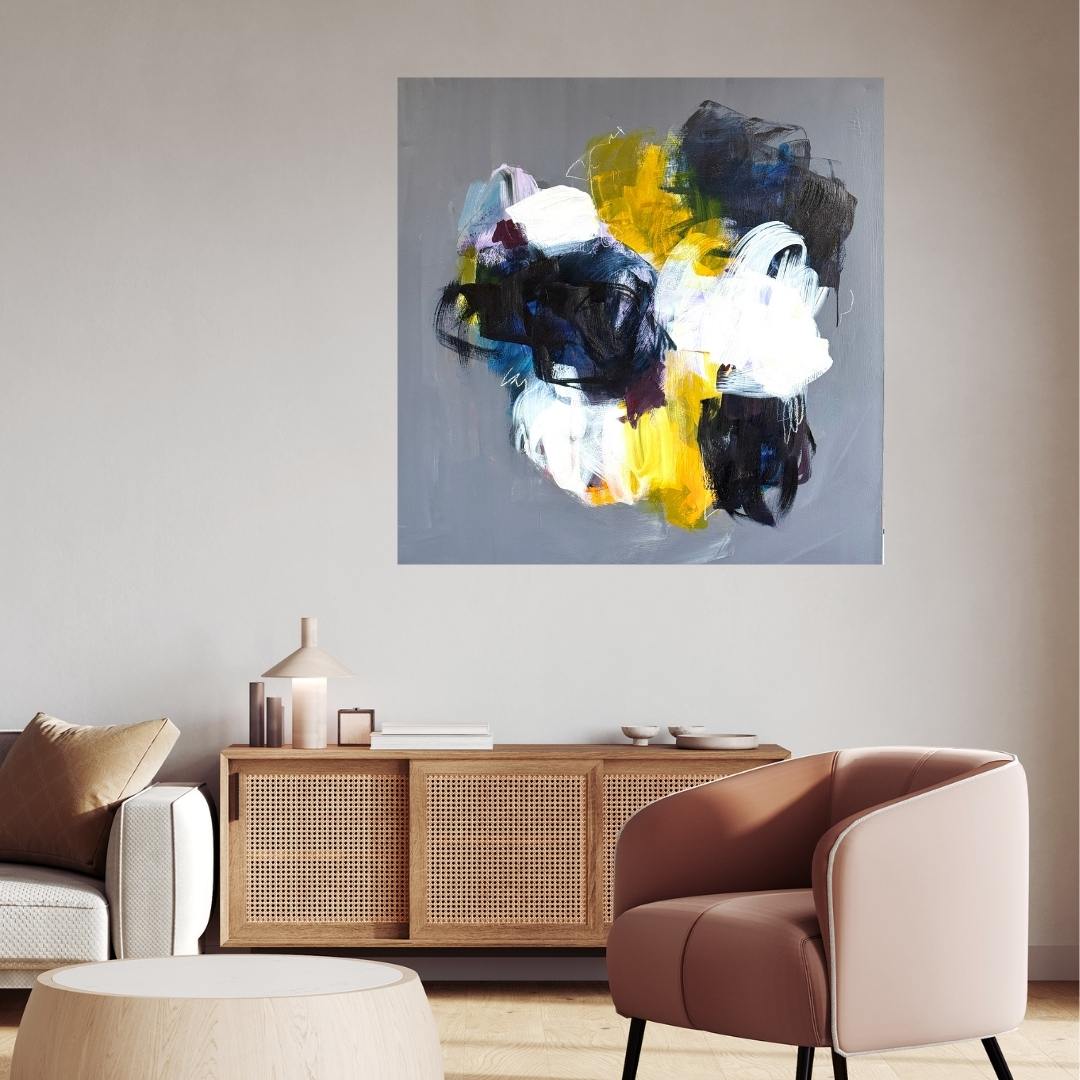 Turn Up the Quiet - 40 x 40"
