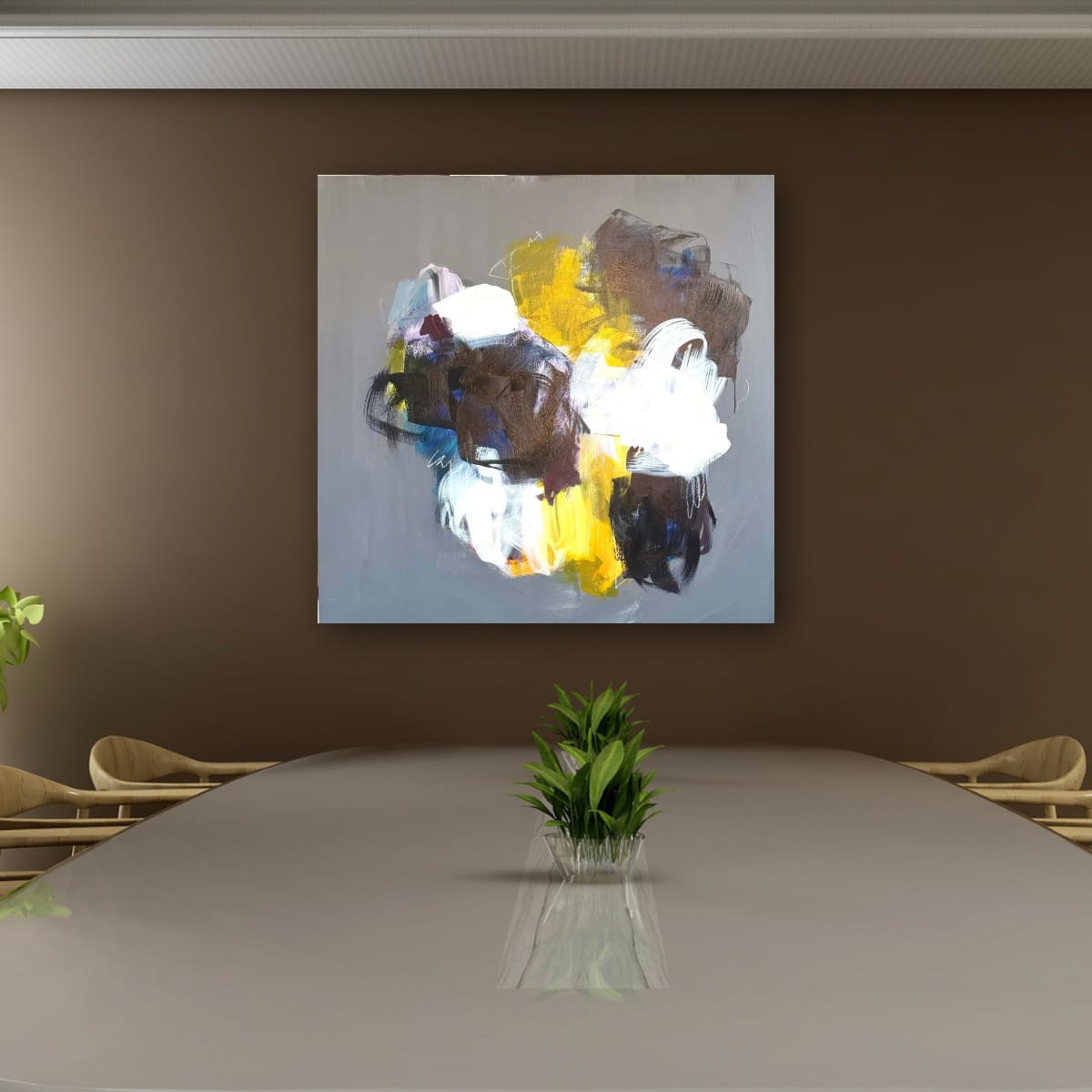 Turn Up the Quiet - 40 x 40"