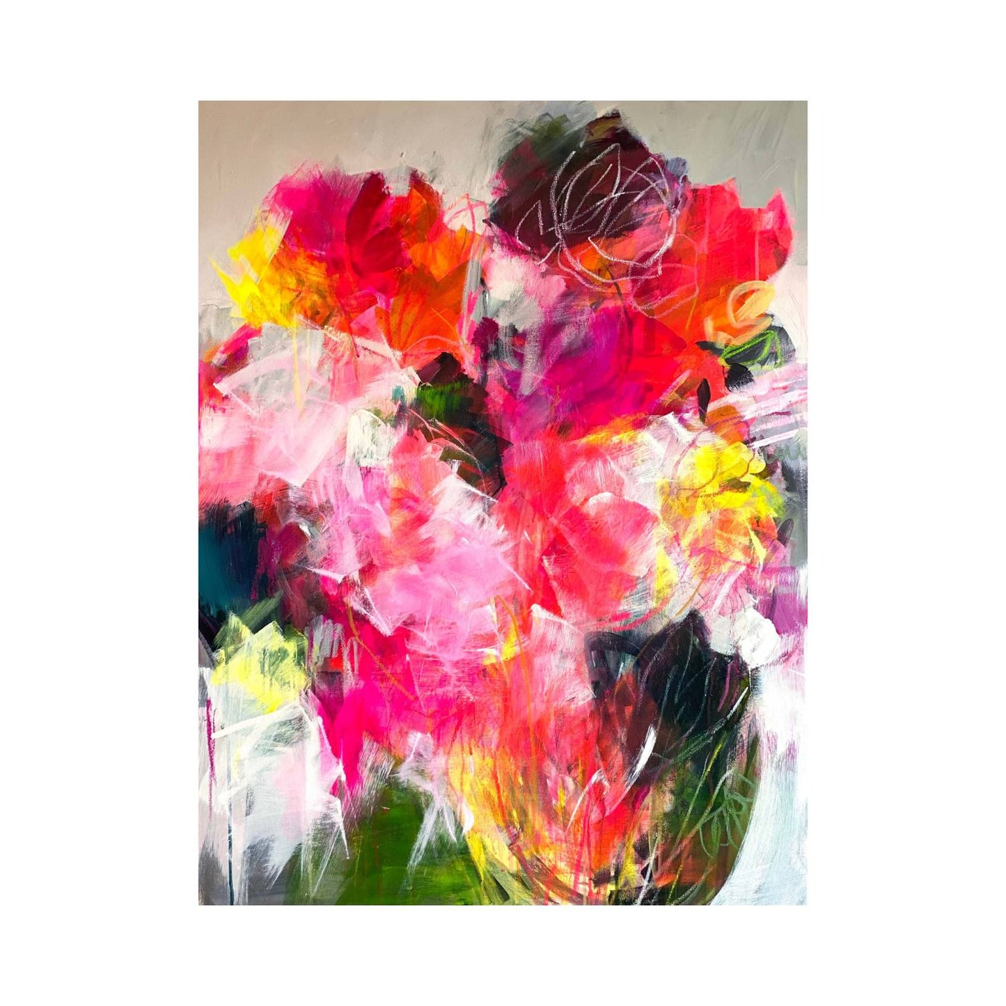 And Here You Are -30 x 40"